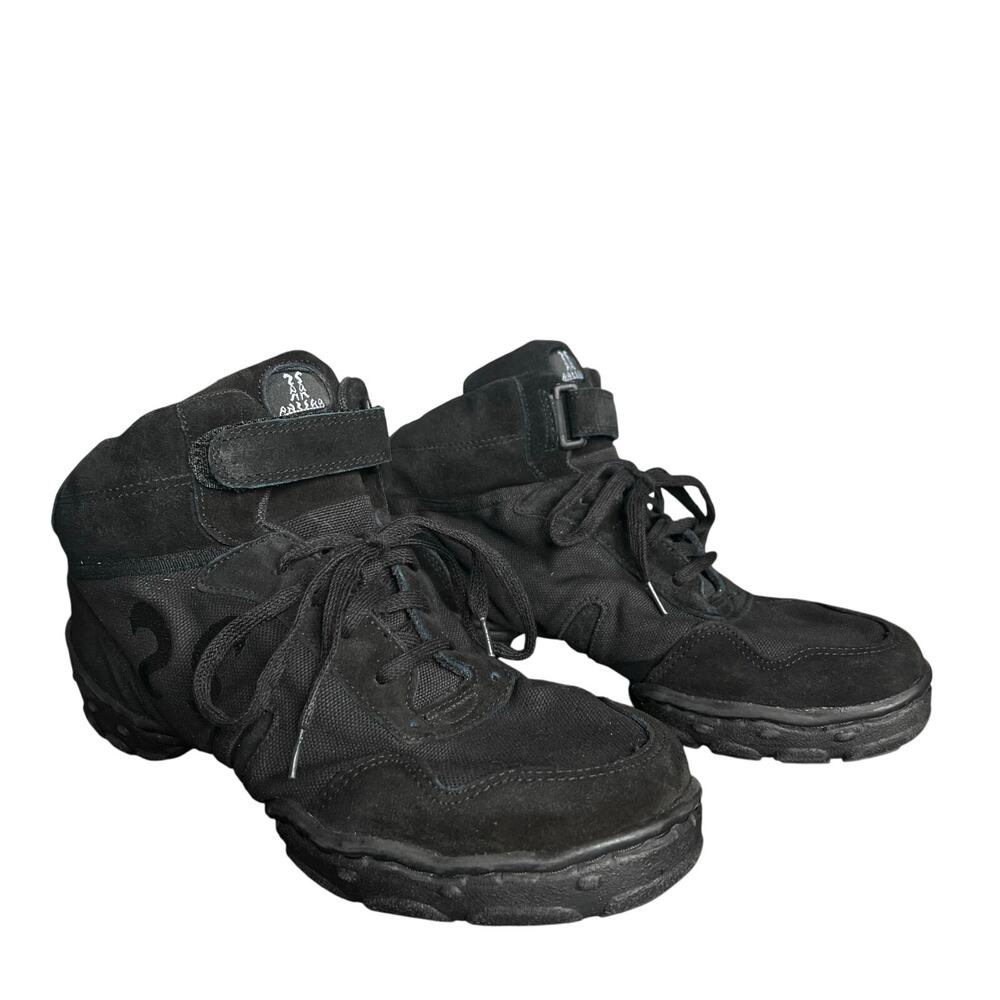 Sansha Unisex Black High Top Dance Sneaker Womens Size 10 Mens Size 8.5